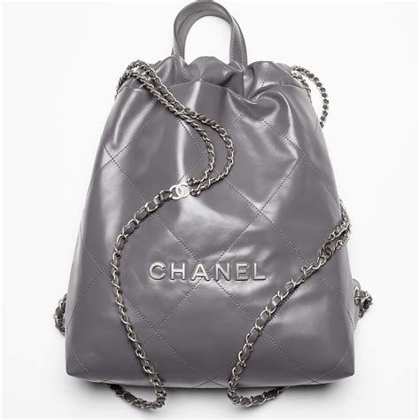 chanel terry cloth backpack|Chanel 22 backpack.